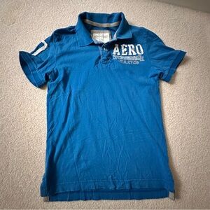 Aeropostale Blue Logo Pullover